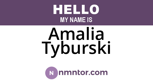 Amalia Tyburski