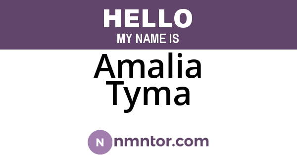 Amalia Tyma