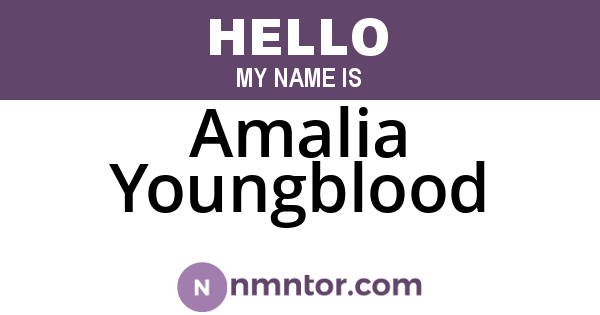 Amalia Youngblood