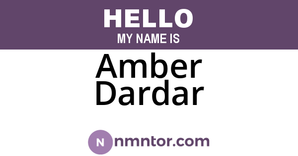 Amber Dardar