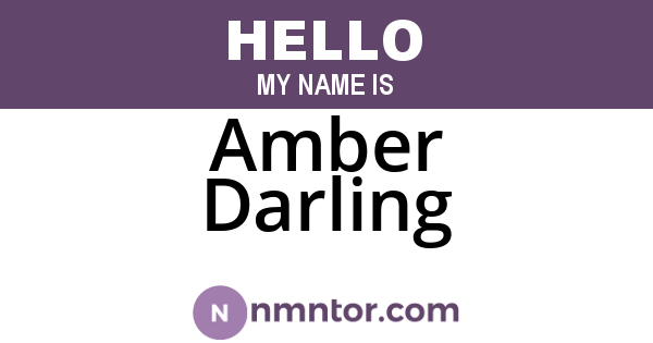 Amber Darling