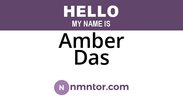 Amber Das