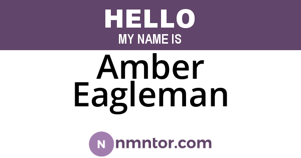 Amber Eagleman