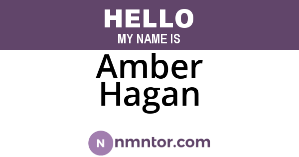 Amber Hagan