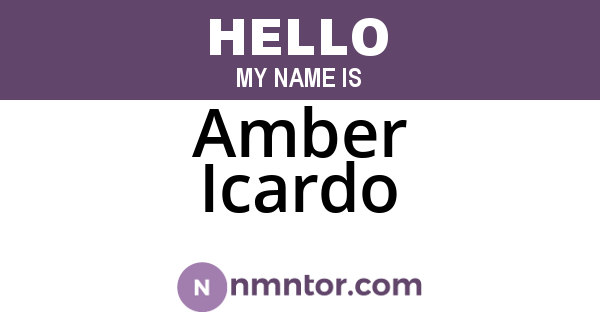 Amber Icardo