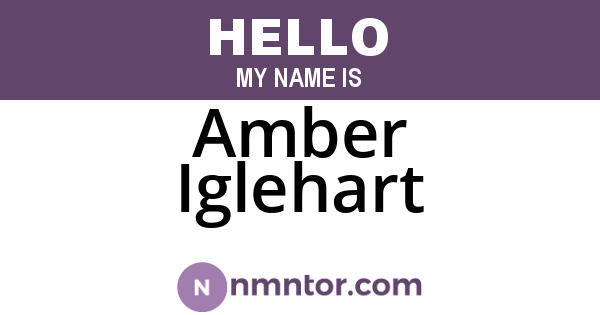 Amber Iglehart