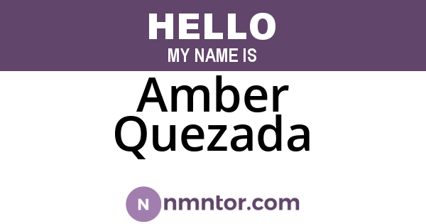 Amber Quezada