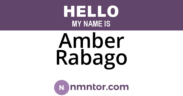 Amber Rabago