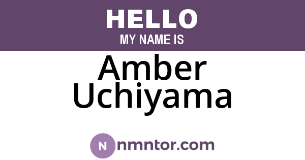 Amber Uchiyama