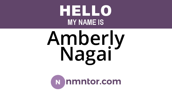 Amberly Nagai