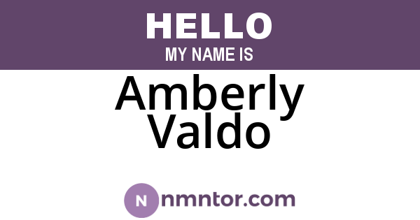 Amberly Valdo