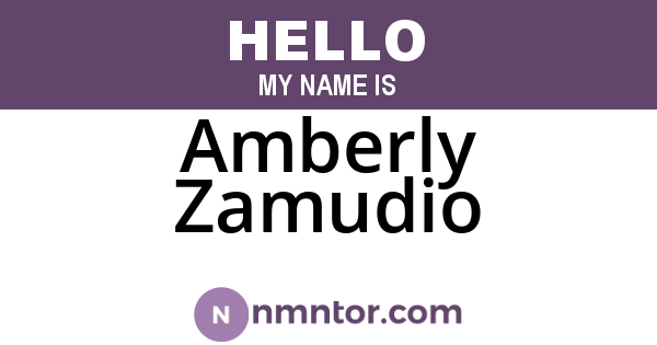 Amberly Zamudio