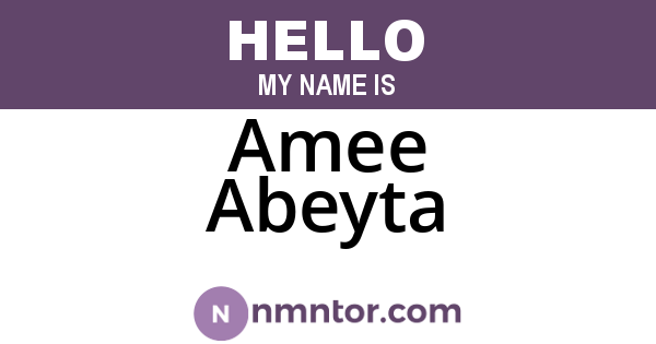 Amee Abeyta