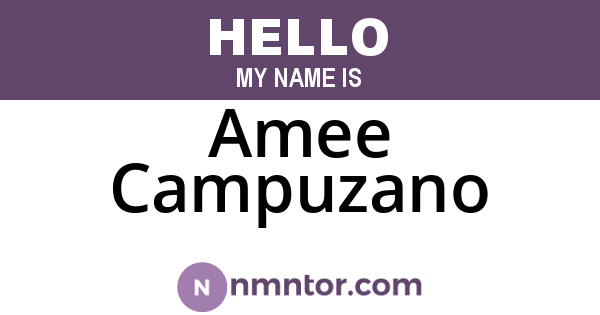 Amee Campuzano