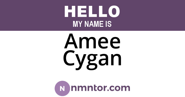 Amee Cygan