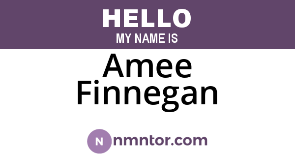 Amee Finnegan