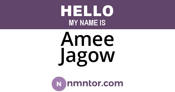 Amee Jagow