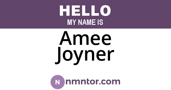 Amee Joyner