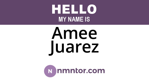 Amee Juarez