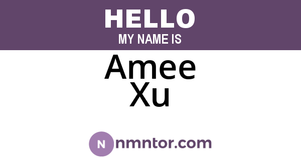 Amee Xu