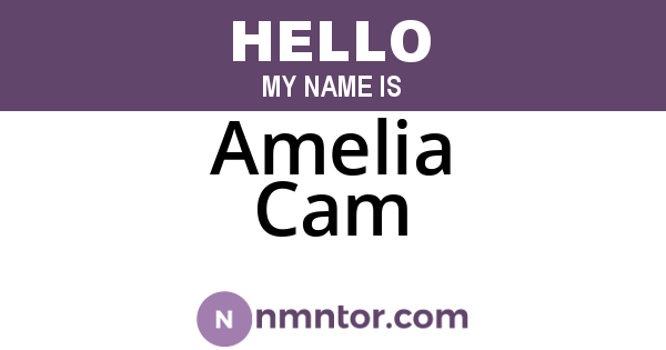 Amelia Cam