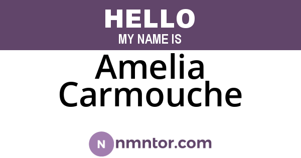 Amelia Carmouche