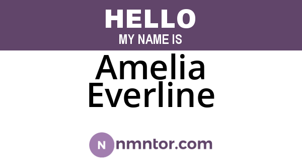 Amelia Everline