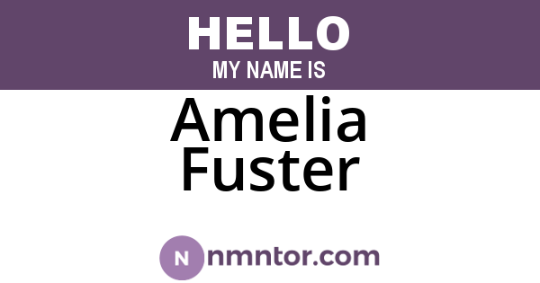 Amelia Fuster