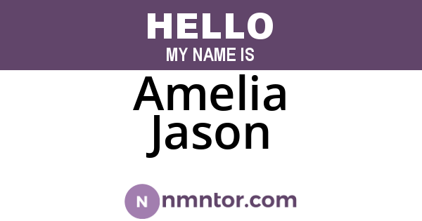 Amelia Jason