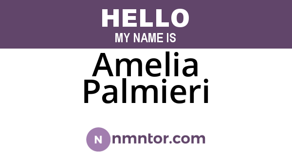 Amelia Palmieri