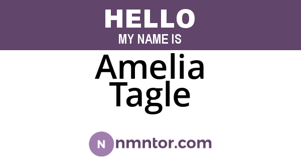 Amelia Tagle