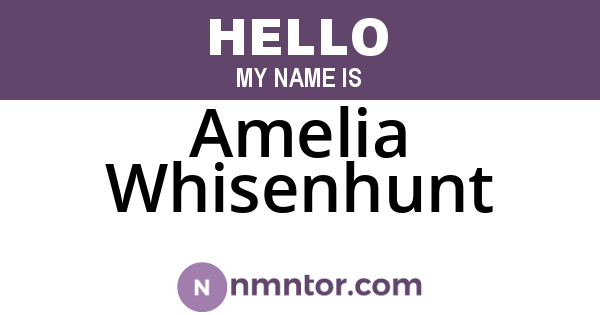 Amelia Whisenhunt