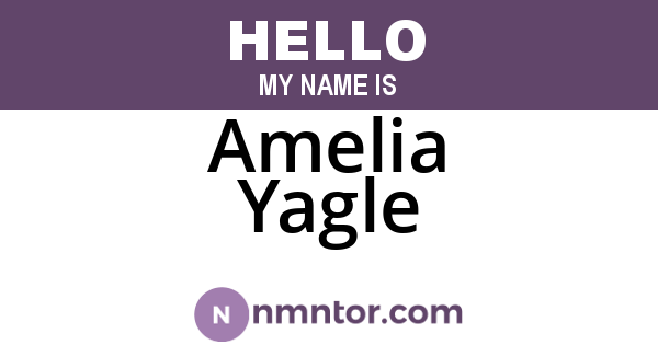 Amelia Yagle
