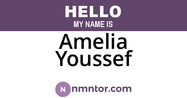 Amelia Youssef
