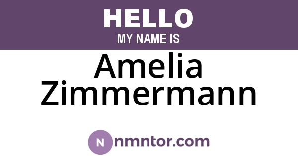 Amelia Zimmermann