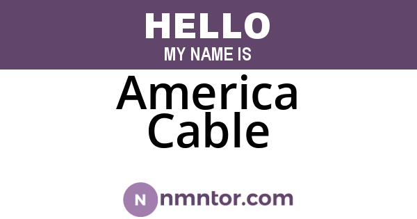 America Cable
