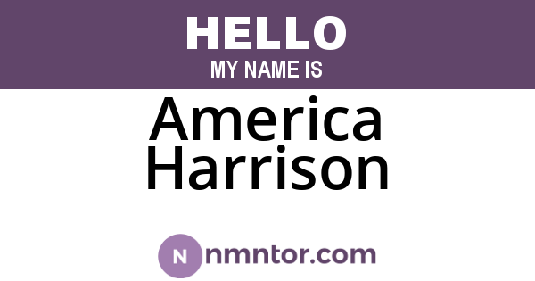 America Harrison