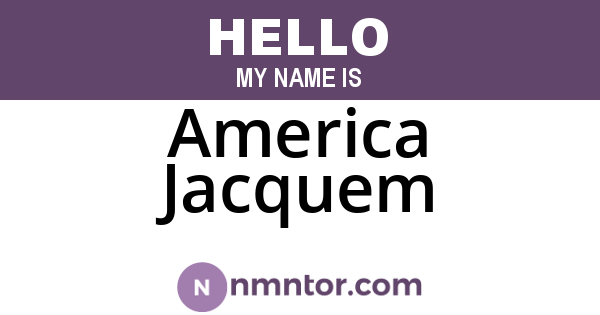 America Jacquem