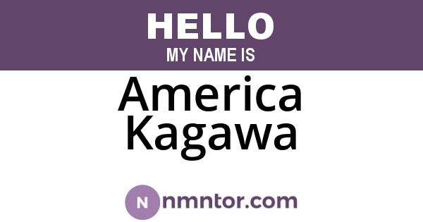 America Kagawa