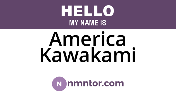 America Kawakami