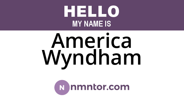 America Wyndham