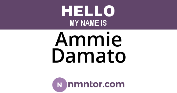 Ammie Damato
