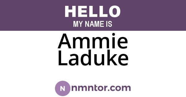 Ammie Laduke