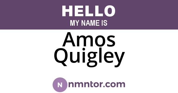 Amos Quigley