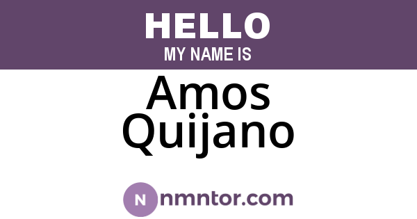 Amos Quijano