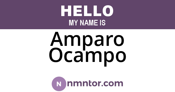 Amparo Ocampo