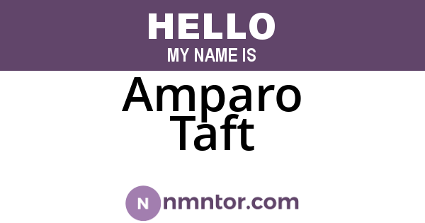 Amparo Taft