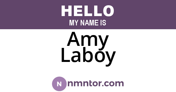 Amy Laboy
