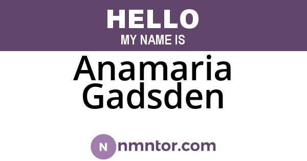 Anamaria Gadsden