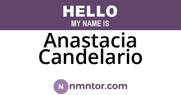 Anastacia Candelario